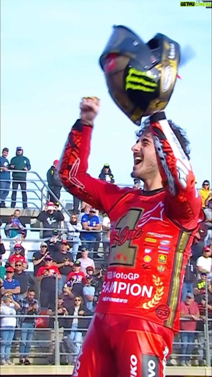 Francesco Bagnaia Instagram - ❤️🔥 Let’s dance, let’s sing, let’s shout, let’s enjoy it till we lose our voices, together we live it better. #Go1Free