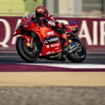 Francesco Bagnaia Instagram - All that was missing was the rain in the desert… ah no 😅 See you tomorrow 👊🏻 #Go1Free Losail International Circuit