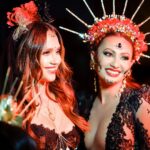 Francia Raísa Instagram - This was my first time celebrating Dia de Muertos and it was incredibly special- I got to feature my salsa that was inspired by my grandma. My mom and I got to celebrate her life and make sure that through salsa she lives on. Thank you @carlosericlopez for pouring your heart into this event, it showed 💛