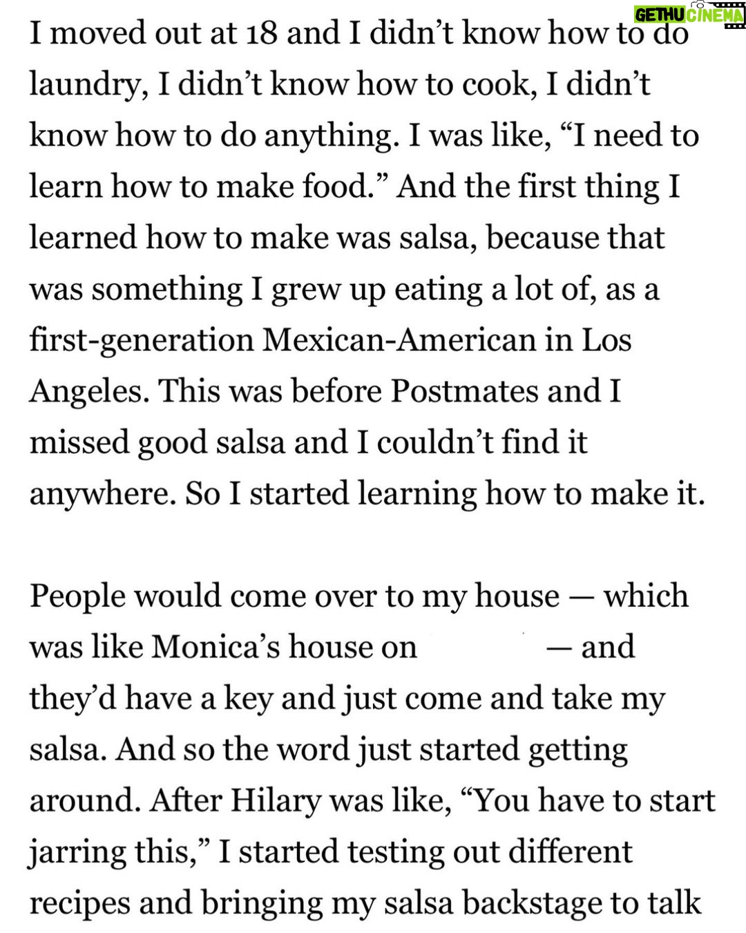 Francia Raísa Instagram - Look ma! I’m in Rolling Stone with Grandma’s salsa 🥹 Pre-order my salsa now! LINK IN BIO!! ***Thank you guys for noticing the typo, the article now says Mexican HONDURAN American*** #LAVICTORIAxFrancia