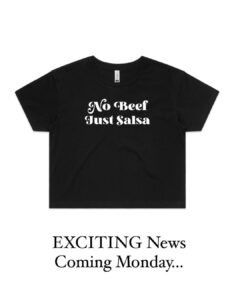 Francia Raísa Instagram - Exciting News coming Monday…😉 #nobeefjustsalsa