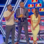 Francia Raísa Instagram - One thing I learned on $100k Pyramid is Michael doesn’t share- especially not my salsa. 😂 #sharethesalsa #certifiedsalsadealer #nobeefjustsalsa 🌶️