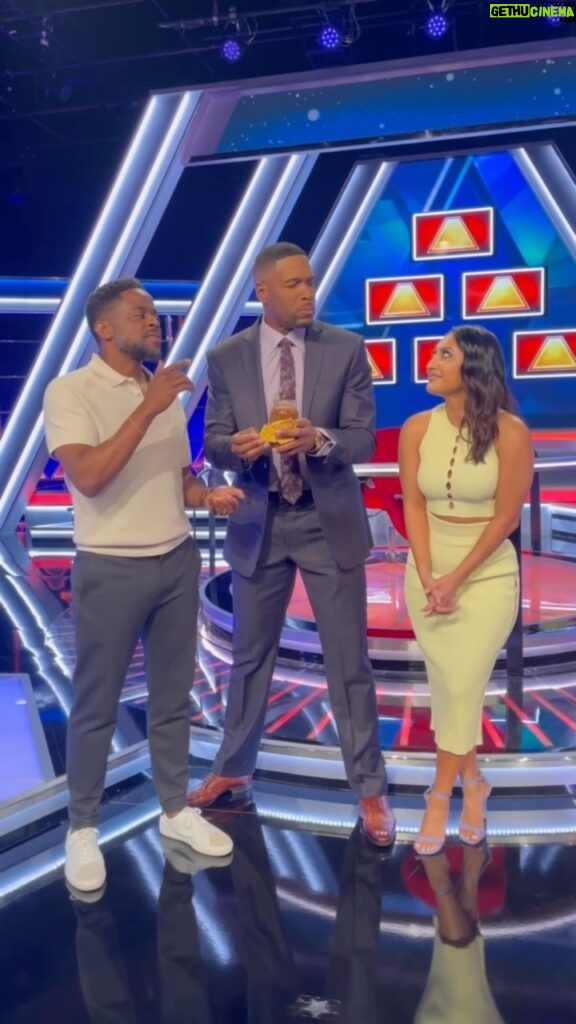 Francia Raísa Instagram - One thing I learned on $100k Pyramid is Michael doesn’t share- especially not my salsa. 😂 #sharethesalsa #certifiedsalsadealer #nobeefjustsalsa 🌶️