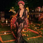 Francia Raísa Instagram - This was my first time celebrating Dia de Muertos and it was incredibly special- I got to feature my salsa that was inspired by my grandma. My mom and I got to celebrate her life and make sure that through salsa she lives on. Thank you @carlosericlopez for pouring your heart into this event, it showed 💛