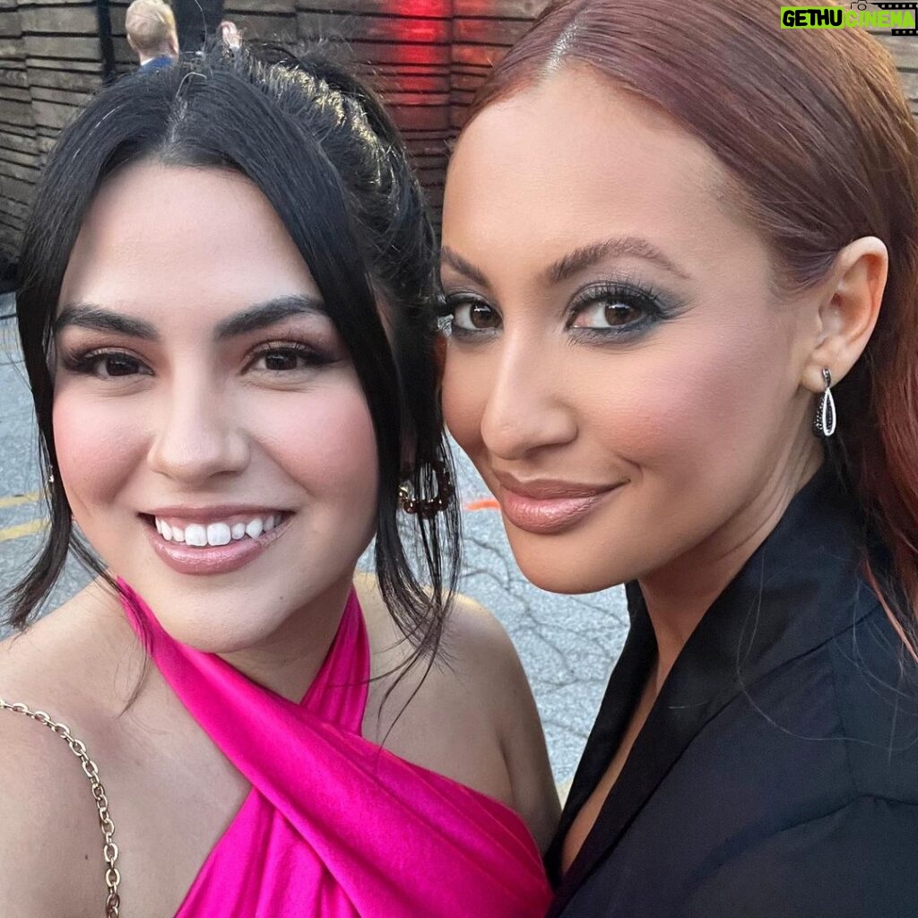 Francia Raísa Instagram - This is not just a movie, it’s a celebration of diversity, representation, and the power of dreams. Loved watching this movie for the first time with my family. 🔥🔥🔥 Flamin’ Hot is now streaming @hulu & @disneyplus ✨ 💄: @briamakeup 💇🏻‍♀️: @ashley901_ 👗: @sonjamchristensen