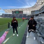 Francia Raísa Instagram - SPOOOORTS! Throwing it back to the opening @weareangelcity game ✨ We’re athletic in case you were wondering 😜