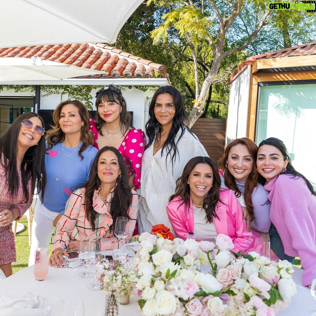 Francia Raísa Instagram - I missed all of you ladies so much! Thank you for bringing us together @evalongoria @gloriakellett @elsamariecollins . My Galentines 🥹💖 #galentinesday 📸: @carlosericlopez