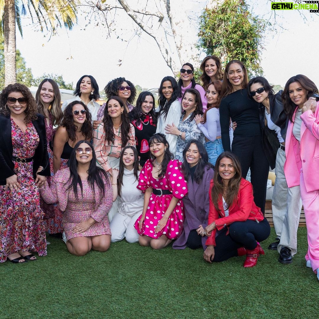 Francia Raísa Instagram - I missed all of you ladies so much! Thank you for bringing us together @evalongoria @gloriakellett @elsamariecollins . My Galentines 🥹💖 #galentinesday 📸: @carlosericlopez