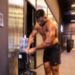 Francis Ngannou Instagram - Foundational work 🎯☝🏿 #JoshuaNgannou @gymshark