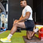 Francis Ngannou Instagram - Final push before the weekend 🔥 #JoshuaNgannou