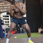 Francis Ngannou Instagram - Focused and sharp 🎯 #JoshuaNgannou Riyadh, Saudi Arabia