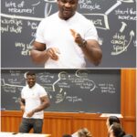 Francis Ngannou Instagram - It’s just business ♟️😏 Thank you @harvardhbs @anitaelberse for creating this case study and for having us. I guess now can call me Professor Ngannou 🤓🤣 Harvard University