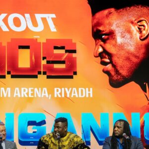 Francis Ngannou Instagram - See you in Riyadh ☝🏿 #JoshuaNgannou