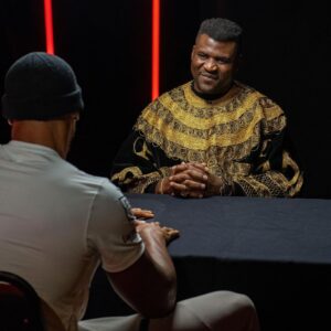 Francis Ngannou Instagram - See you in Riyadh ☝🏿 #JoshuaNgannou London, United Kingdom