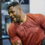 Francis Ngannou Instagram - Final push before fight week ☝🏿 #JoshuaNgannou Riyadh, Saudi Arabia