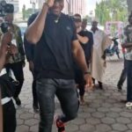 Francis Ngannou Instagram - Last Saturday in Abidjan I was bumping into people wedding on the street and take pictures with them. I even found a bride that was alone and I proposed to replace groom as he wasn't there, but she said “no he's coming” 🤣🤣🤣 Abidijan