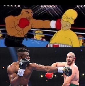 Francis Ngannou Instagram - The Simpsons always know Riyadh, Saudi Arabia