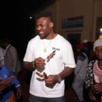 Francis Ngannou Instagram - My arrival in Batié yesterday couldn't be discreet but it was fun and lovely. So heart warming to see the joy and love of people. Thank you 🙌🏾 ❤️ Batié, Cameroon