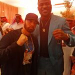 Francis Ngannou Instagram - THE MARSHALL ❌️ THE PREDATOR 🔥🤴❤️ #furyngannou #battleofthebaddest Riyadh, Saudi Arabia