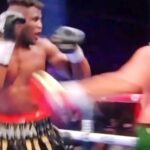 Francis Ngannou Instagram - Unlike the superman punch, this was f**king illegal 🙄 #furyngannou #battleofthebaddest