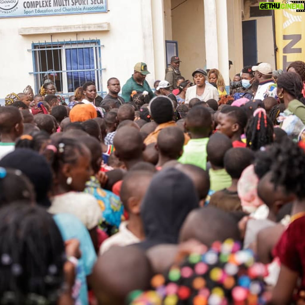 Francis Ngannou Instagram - We had great end of the year celebration at the foundation yesterday with 1342 kids from age 1 to age 12 coming from all over to celebrate the end of this amazing 2023 with us. Thank you to every single person who helped us make this happen, thank you to our staff at the Foundation who relentlessly worked for weeks to set up the whole operation, thank you to all the parents who brought their kids and huge thanks to everyone who worked hard to help us coordinate this event. And last but not the least, thank you to all the kids who showed up joyfully, happily and full of excitement that made the sunny day even brighter. 🙏❤️🙌🏾 Batié, Cameroon