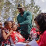 Francis Ngannou Instagram - We had great end of the year celebration at the foundation yesterday with 1342 kids from age 1 to age 12 coming from all over to celebrate the end of this amazing 2023 with us. Thank you to every single person who helped us make this happen, thank you to our staff at the Foundation who relentlessly worked for weeks to set up the whole operation, thank you to all the parents who brought their kids and huge thanks to everyone who worked hard to help us coordinate this event. And last but not the least, thank you to all the kids who showed up joyfully, happily and full of excitement that made the sunny day even brighter. 🙏❤️🙌🏾 Batié, Cameroon