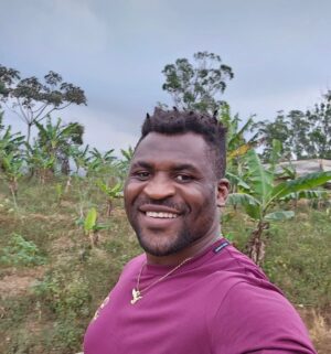 Francis Ngannou Instagram - Enjoying a walk in the exact same place that I spent most of my life, and a place that carries a lot of memories for me. 
#Batié #Djeudem
#nostalgia