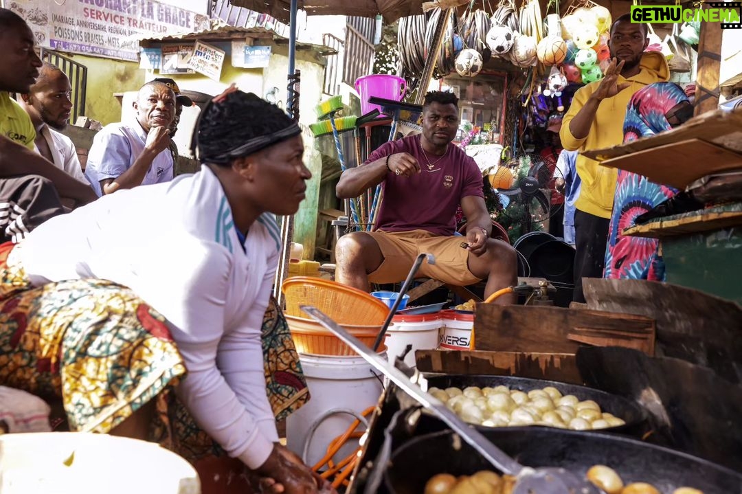 Francis Ngannou Instagram - The mandatory BHB the cameroon tradition breakfast wasn't easy to access this time as it used to be but it's mandatory 🤷🏾♂️. 🇨🇲😋 Yaoundé, Cameroon