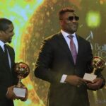 Francis Ngannou Instagram - What an amazing night yesterday at the cameroon BALLON D'OR!!! Thank you to the FECAFOOT président @samueletoo for giving new life to our national team, to the local competitions, and to get cameroonians excited again around the game.