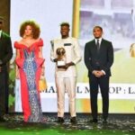 Francis Ngannou Instagram - What an amazing night yesterday at the cameroon BALLON D'OR!!! Thank you to the FECAFOOT président @samueletoo for giving new life to our national team, to the local competitions, and to get cameroonians excited again around the game.