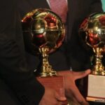 Francis Ngannou Instagram - What an amazing night yesterday at the cameroon BALLON D'OR!!! Thank you to the FECAFOOT président @samueletoo for giving new life to our national team, to the local competitions, and to get cameroonians excited again around the game.