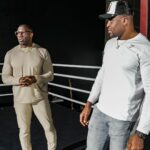 Francis Ngannou Instagram - Unc came through Vegas Thanks for coming by the gym @shannonsharpe84 Las Vegas, Nevada