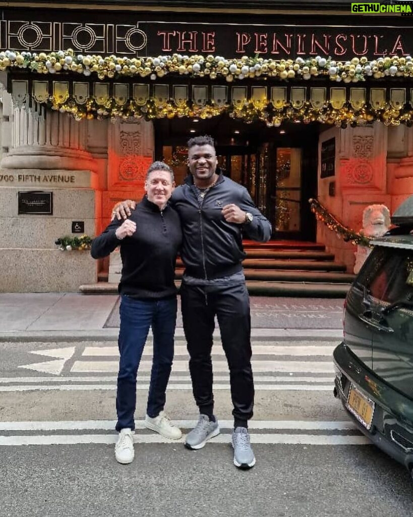 Francis Ngannou Instagram - The vision is clear. @pflmma Had a great meeting with Pete and Donn - PFL is set for big things in 2024 and beyond New York, New York