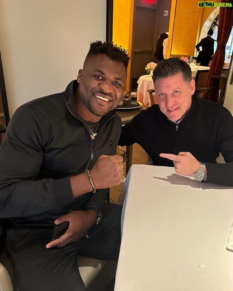 Francis Ngannou Instagram - The vision is clear. @pflmma Had a great meeting with Pete and Donn - PFL is set for big things in 2024 and beyond New York, New York