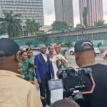 Francis Ngannou Instagram - Last Saturday in Abidjan I was bumping into people wedding on the street and take pictures with them. I even found a bride that was alone and I proposed to replace groom as he wasn't there, but she said “no he's coming” 🤣🤣🤣 Abidijan