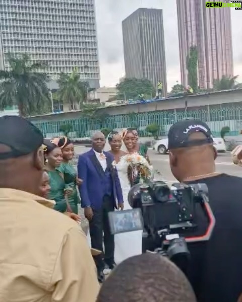 Francis Ngannou Instagram - Last Saturday in Abidjan I was bumping into people wedding on the street and take pictures with them. I even found a bride that was alone and I proposed to replace groom as he wasn't there, but she said “no he's coming” 🤣🤣🤣 Abidijan
