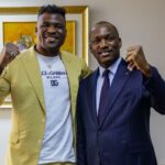 Francis Ngannou Instagram - What a great welcome by the people of the Ivory Coast! 🇨🇮 The people and the authorities put everything in order to offer us a royal welcome. 🇨🇲🇨🇮🫡