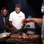 Francis Ngannou Instagram - My arrival in Batié yesterday couldn't be discreet but it was fun and lovely. So heart warming to see the joy and love of people. Thank you 🙌🏾 ❤️ Batié, Cameroon