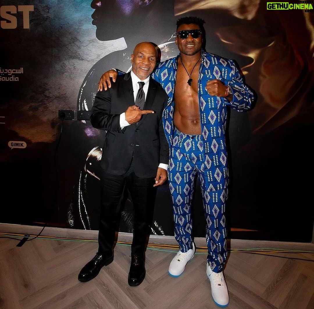 Francis Ngannou - 478.2K Likes - My brother, my idol, my GOAT
Thank you for believing in me, for helping me and for fortifying my faith.
The one and only @miketyson ππΎβ€οΈ
#furyngannou #battleofthebaddest
@riyadhseason