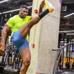 Francis Ngannou Instagram - New week, same goal. Time to put in work ☝🏿 #JoshuaNgannou | Friday, March 8 | #RiyadhSeason