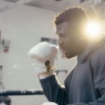 Francis Ngannou Instagram - 7 weeks ☝🏿 #JoshuaNgannou Riyadh, Saudi Arabia
