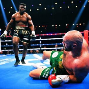 Francis Ngannou Instagram - Table Tennis champion of the world ☝🏿 #FuryNgannou
