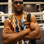 Francis Ngannou Instagram – Press Conference ✅  #JoshuaNgannou 

Wearing a one-of-a-kind collaboration between @Gymshark and @Ahluwalia 🙌🏿 Riyadh, Saudi Arabia