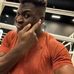 Francis Ngannou Instagram – me and @gymshark found your missing earphone @anthonyjoshua 👀 (swipe to see) Riyadh, Saudi Arabia