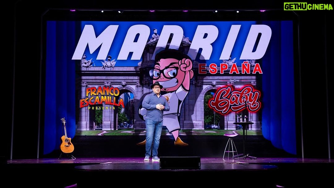 Franco Escamilla Instagram - Lo de hoy en Madrid fue magia, nos tomó 7 años volver y no puedo expresar lo emocionado que estoy por la manera que comenzamos esta gira por Europa. ¡Gracias familia de parte mía y de Franco del pasado por ser parte del sueño! #Gaby 📸 @saulvazz La Estación Gran Teatro CaixaBank Príncipe Pío