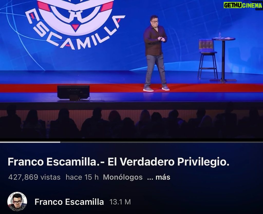 Franco Escamilla Instagram - Ya está disponible en mi canal de YouTube el show #ElVerdaderoPrivilegio ¡Feliz navidad, familia!