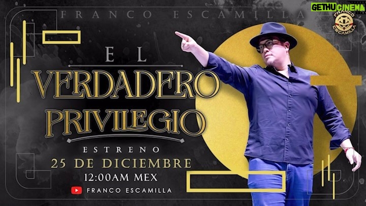 Franco Escamilla Instagram - ¡Sorpresa! Mi regalo de navidad para ustedes. #ElVerdaderoPrivilegio