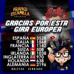 Franco Escamilla Instagram - Se terminó la gira #Gaby Rompimos nuestras propias marcas y la gente quedó contenta con el show, estoy muy feliz por todo el apoyo recibido. Gracias a @gabysalazar82 por ser mi musa inspiradora, a mis hijos por ser mi gasolina, a mi madre y mi hermana por la ayuda y compañía, y gracias al mejor equipo de trabajo que un comediante puede tener. @saulvazz @fernando.castaneda.9465 @oscarochoagilbau y @elrodgonzalez por aguantar como guerreros y a @jesuspatatuchi por ser el mejor manager y por saber ser amigo. Gracias a la gente de Eventos USA y Europa y a toda mi familia no sanguínea por ser parte del sueño. En unas horas vuelvo a mi México “dioro” a seguir trabajando. ¡Se viene 1995, perras!