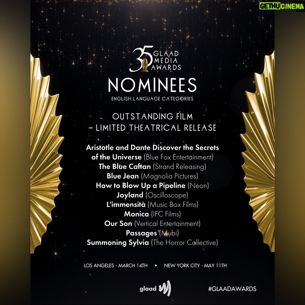 Frankie Grande Instagram - Congratulations to the fabulous cast and crew of @summoningsylvia on the @glaad award nomination! 🎞️ Who would have thought that our small and scrappy team of QUEENS could pull off such a feat 🤯 thank you to the nominating committee for this incredible honor 🙏🙏🙏