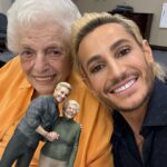 Frankie Grande Instagram - Now we’ll never be far apart 💕✨ love you to the ends of the universe and back Nonna 😘 thank you @doplme for bringing our mini-me to life 😄
